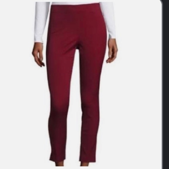 Theory Burgundy Pullover Pants - Picture 1 of 4